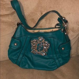 Turquoise Guess handbag